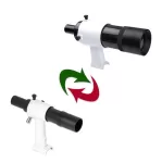 SkyWatcher 9x50 kereső (fekete, fordított állású) + tartóláb 6x30 kereső helyett